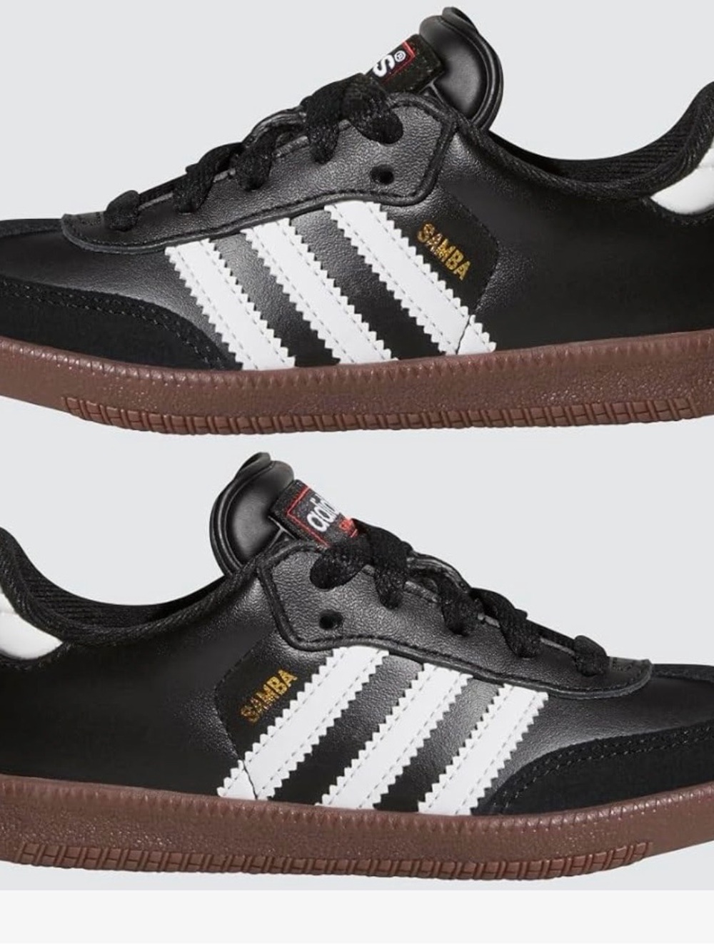 Adidas Kids Samba Black and White Sneakers Size: 11 1/2 K